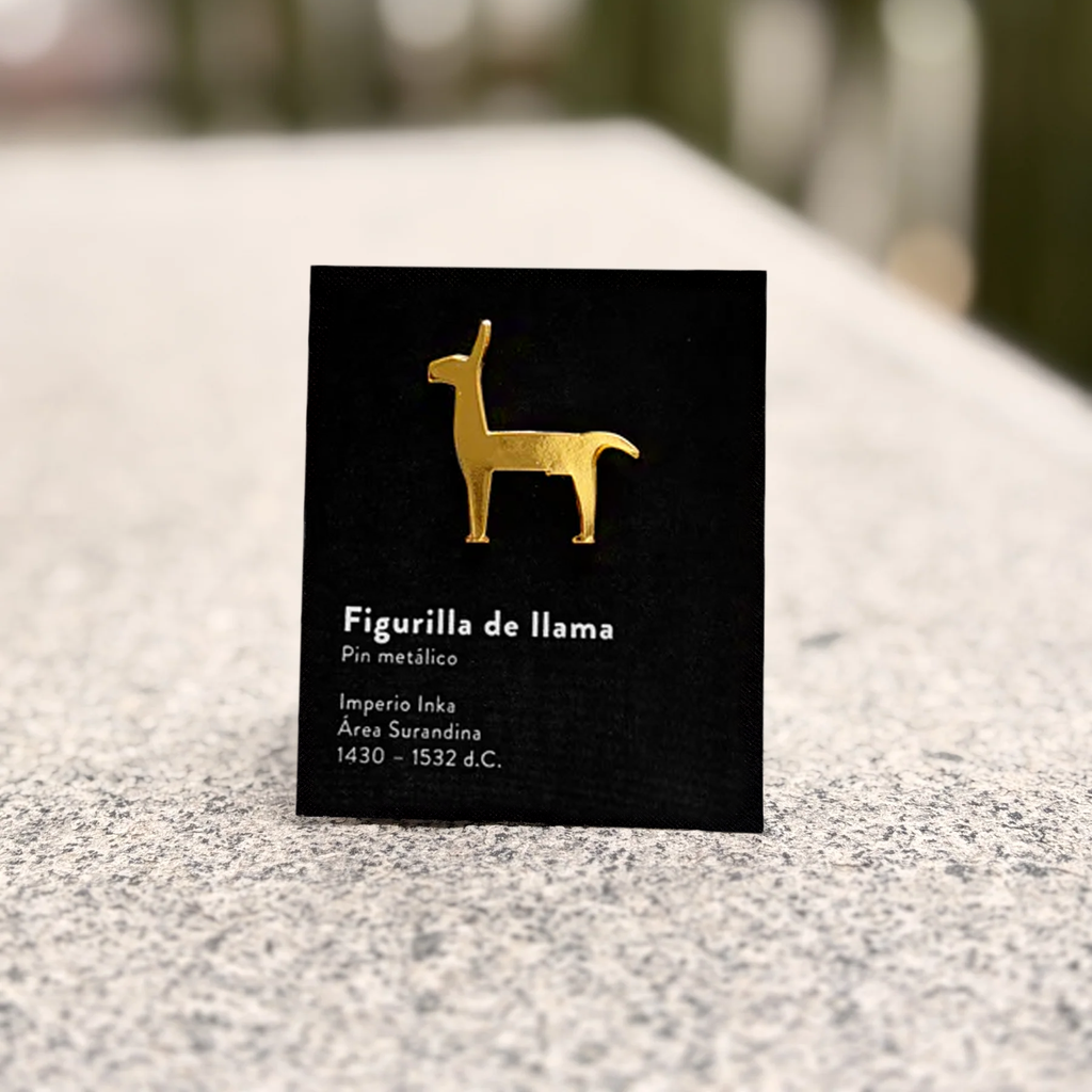 Pin metálico Llama